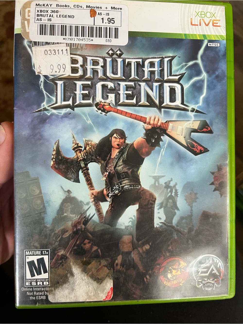 Brütal Legend (2009) Microsoft Xbox 360 Action-Adventure Game Complete in Box (C